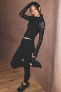 ALO Softsculpt High-Waist 7/8 Superset Legging - Black — photo 1