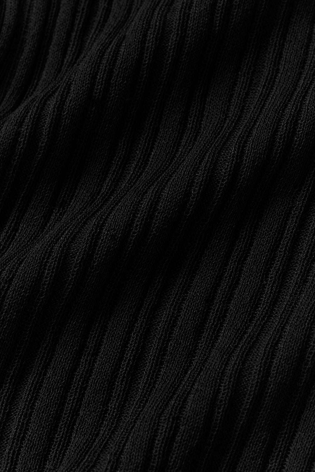 Sweater High-Waist Sunlit Straight Leg Pant - Black — photo 6