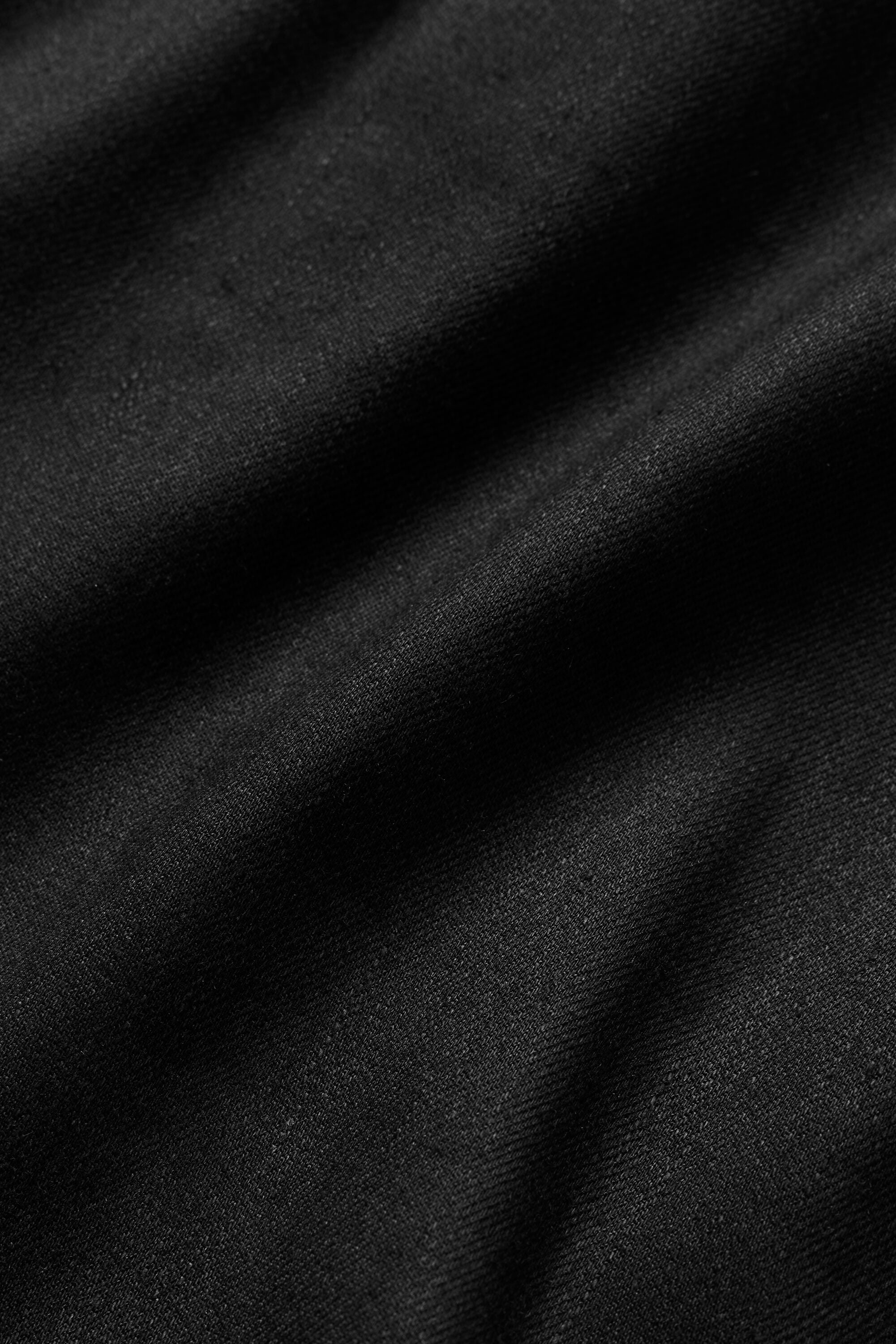 Linen Blend Riviera Wide Leg Pant - Black — photo 7