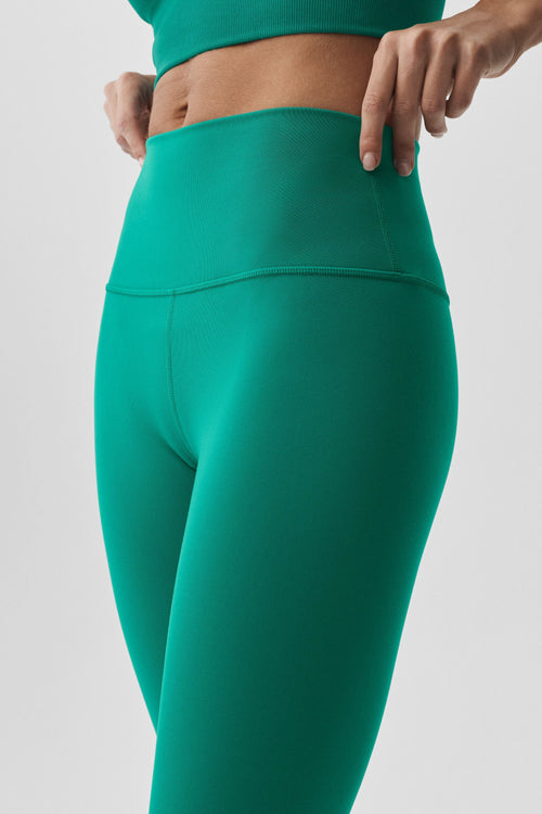 16" High-Waist Airbrush Capri - Emerald Isle — photo 2