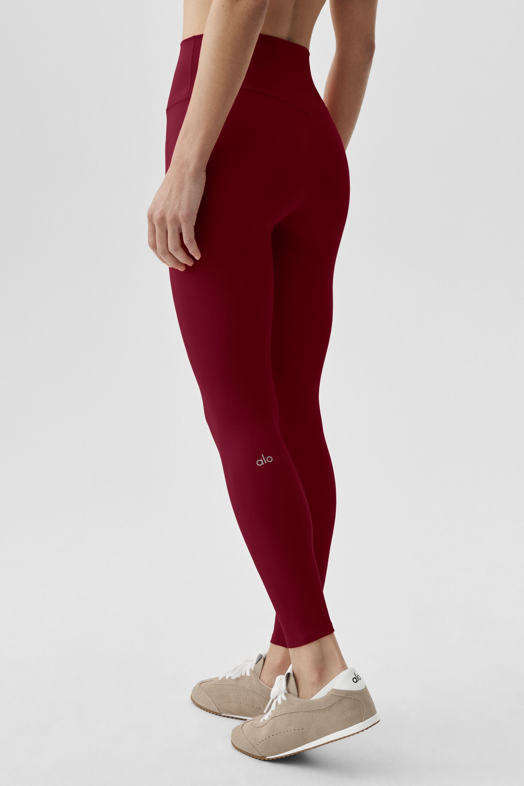 ALO Softsculpt High-Waist 7/8 Legging - Summer Romance Red — photo 3