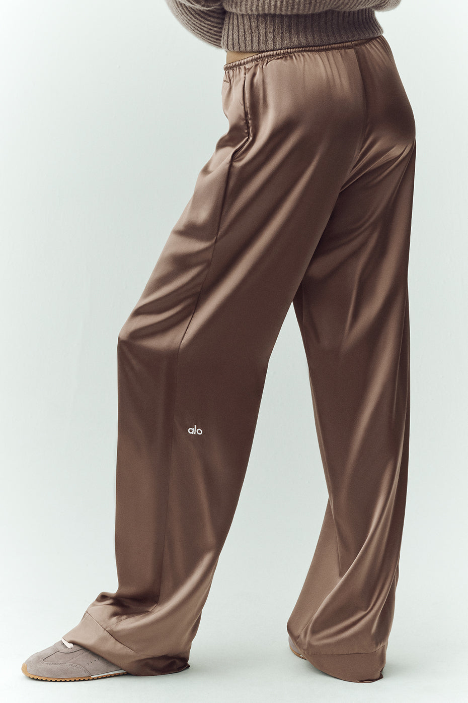 Silk Luminous Pant (Long) - Alpine Cocoa — photo 2