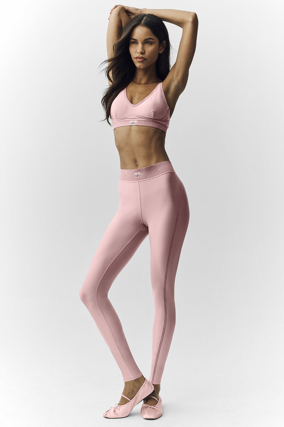 Airlift Line Up Mirage 7/8 Legging - Pink Champagne — photo 1