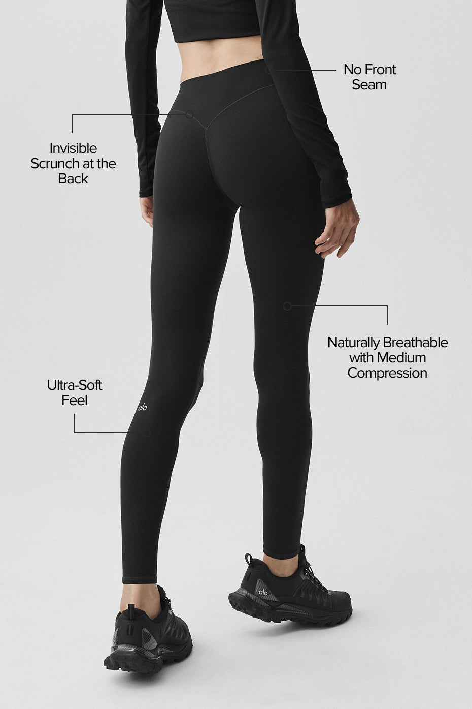ALO Softsculpt 7/8 Define Legging - Black — photo 2
