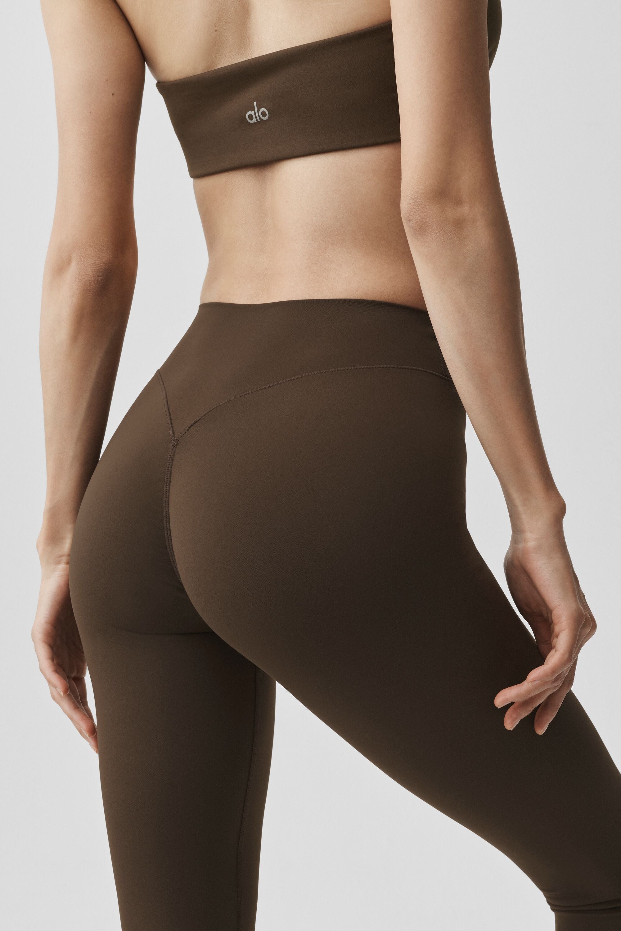 ALO Softsculpt 7/8 Define Legging - Espresso — photo 4
