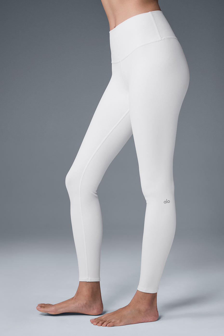 High-Waist Airbrush Legging - White — photo 4