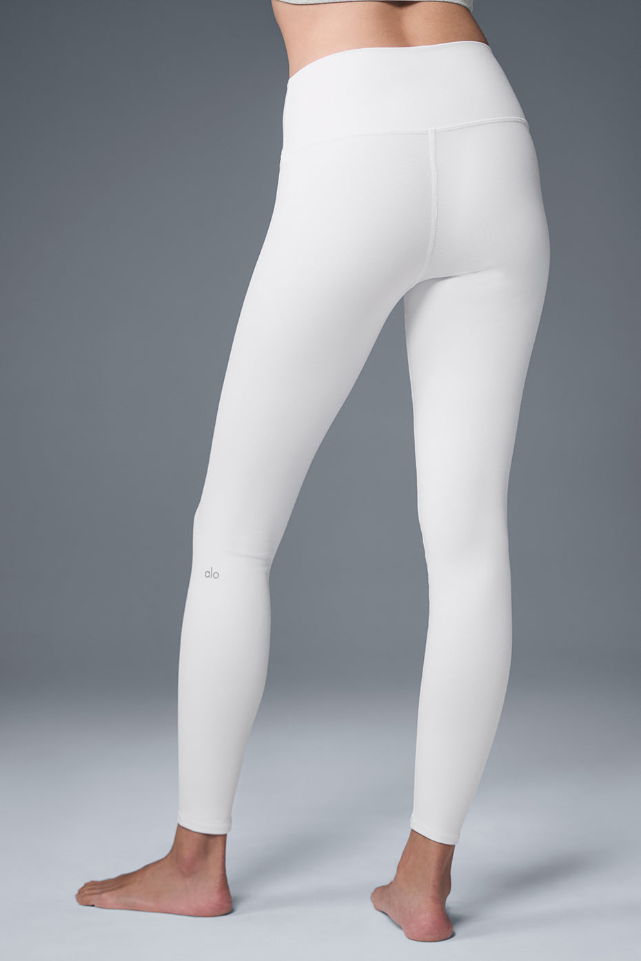 High-Waist Airbrush Legging - White — photo 2