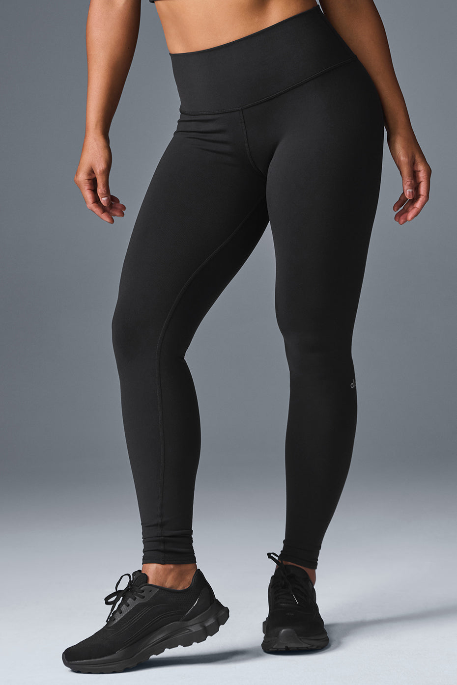 High-Waist Airbrush Legging - Black — photo 2
