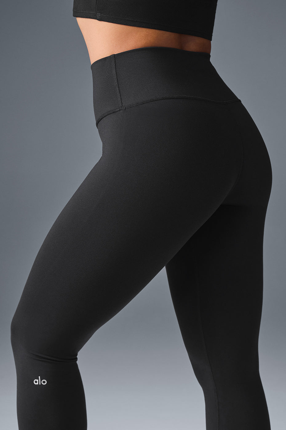 High-Waist Airbrush Legging - Black — photo 4