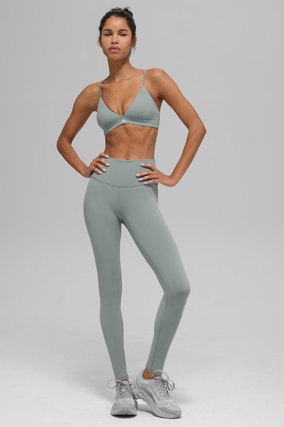 High-Waist Airbrush Legging - Lunar Grey — photo 4