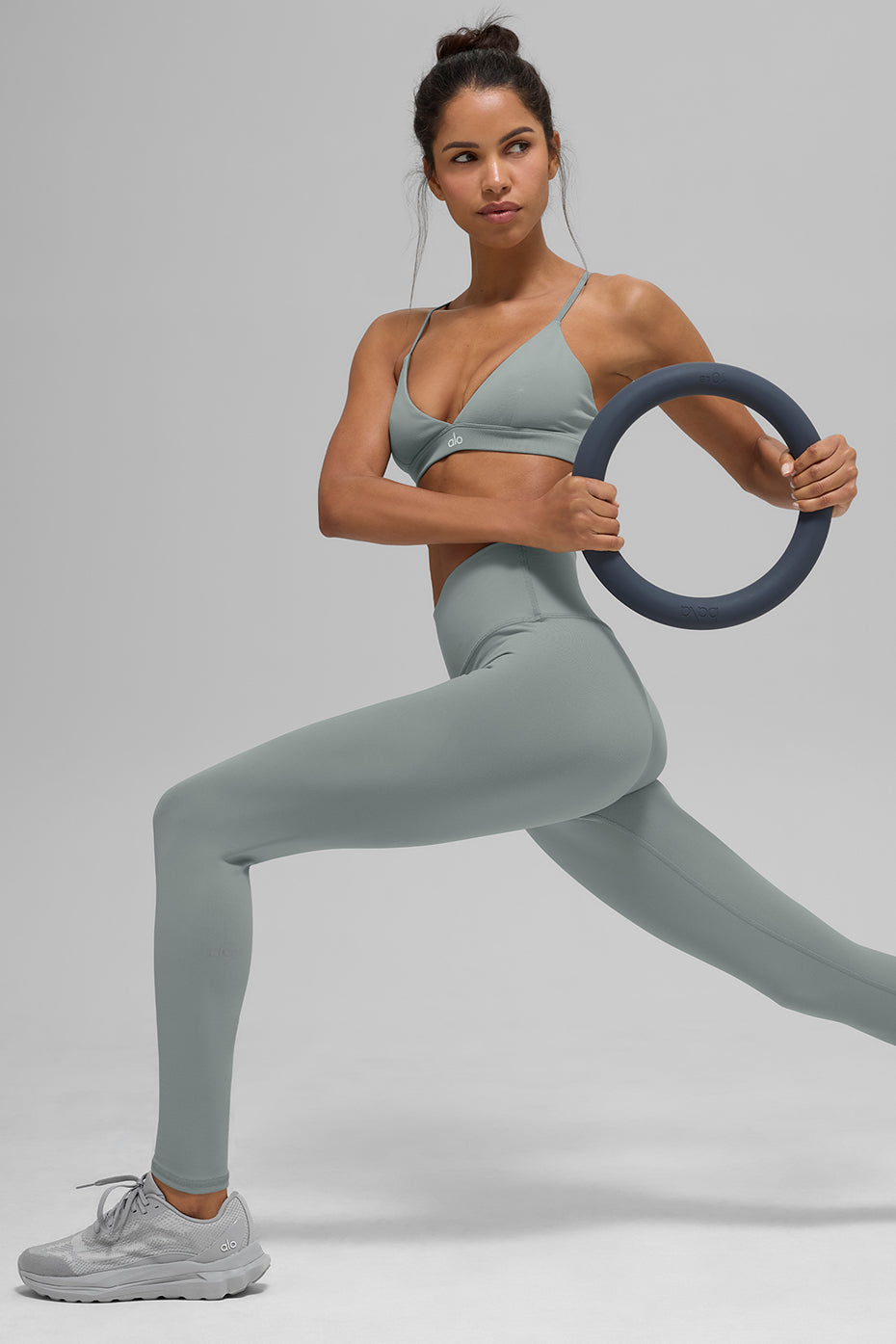 High-Waist Airbrush Legging - Lunar Grey — photo 5