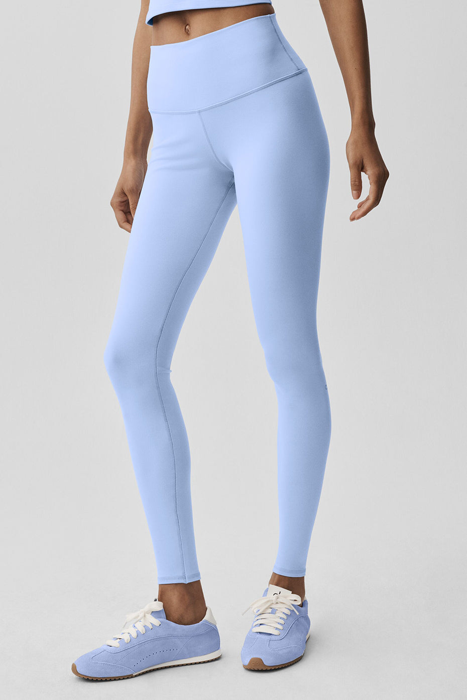 High-Waist Airbrush Legging - Light Provence Blue — photo 2