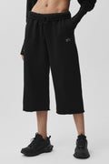Accolade Cutoff Sweatpant - Black — photo 1