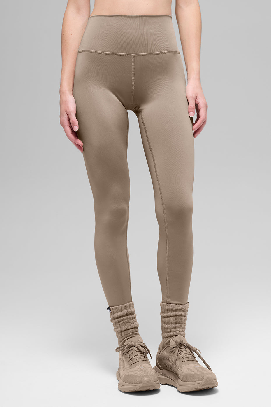 High-Waist Airlift Legging - Gravel — photo 2