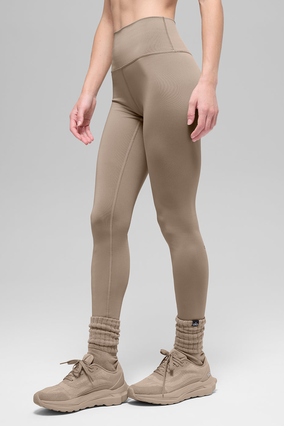 High-Waist Airlift Legging - Gravel — photo 5