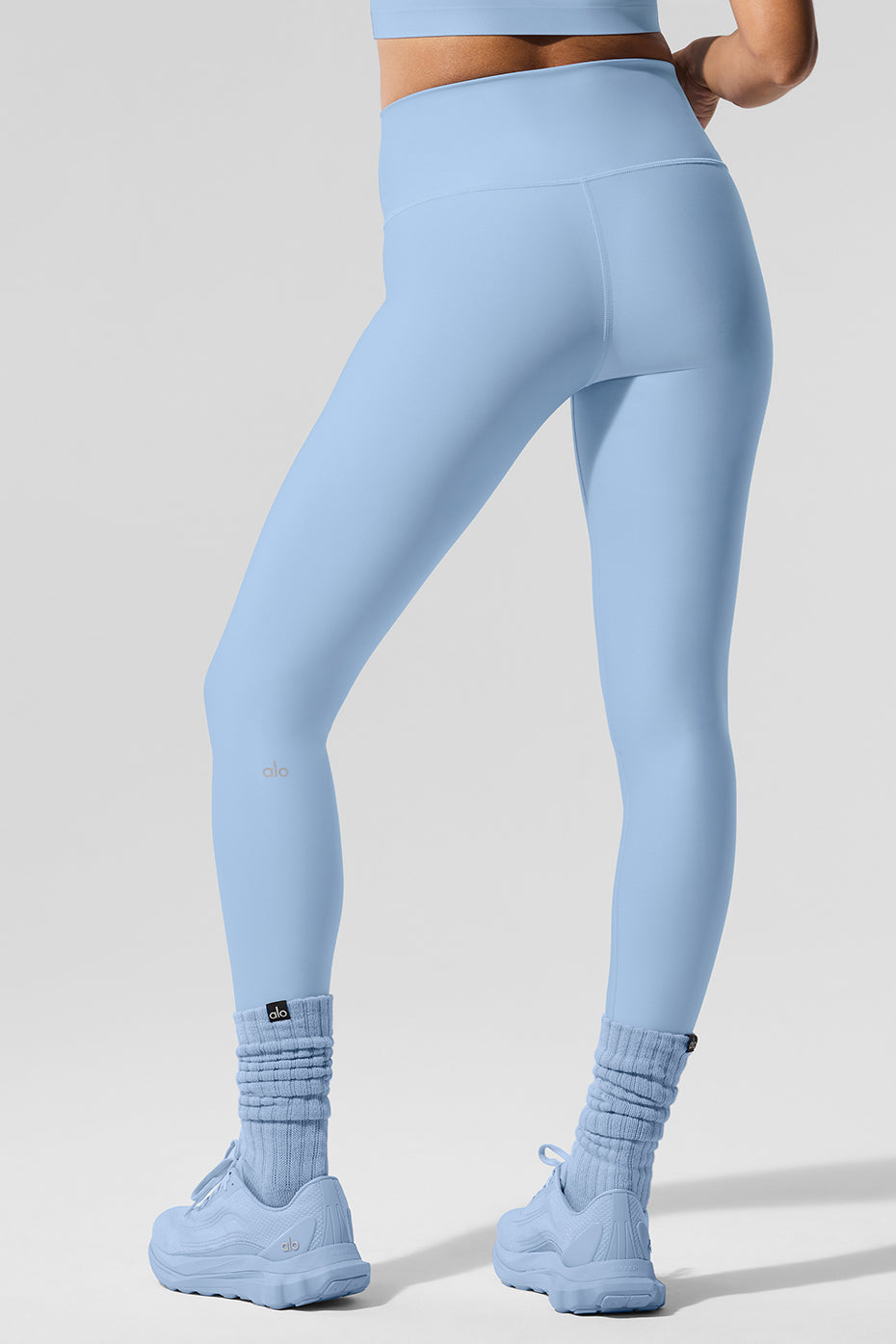 High-Waist Airlift Legging - Seashell Blue — photo 2