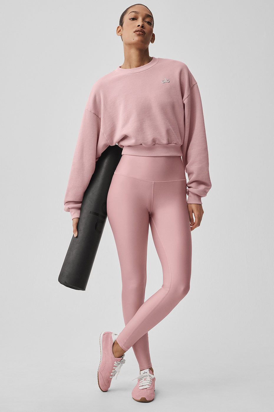 High-Waist Airlift Legging - Vintage Pink — photo 5