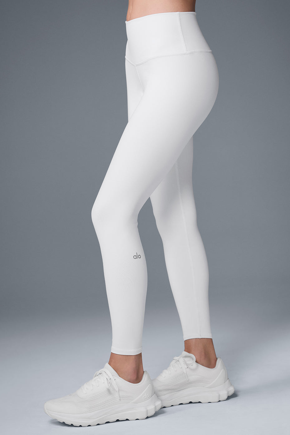 7/8 High-Waist Airbrush Legging - White — photo 4