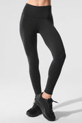 7/8 High-Waist Airbrush Legging - Black — photo 3