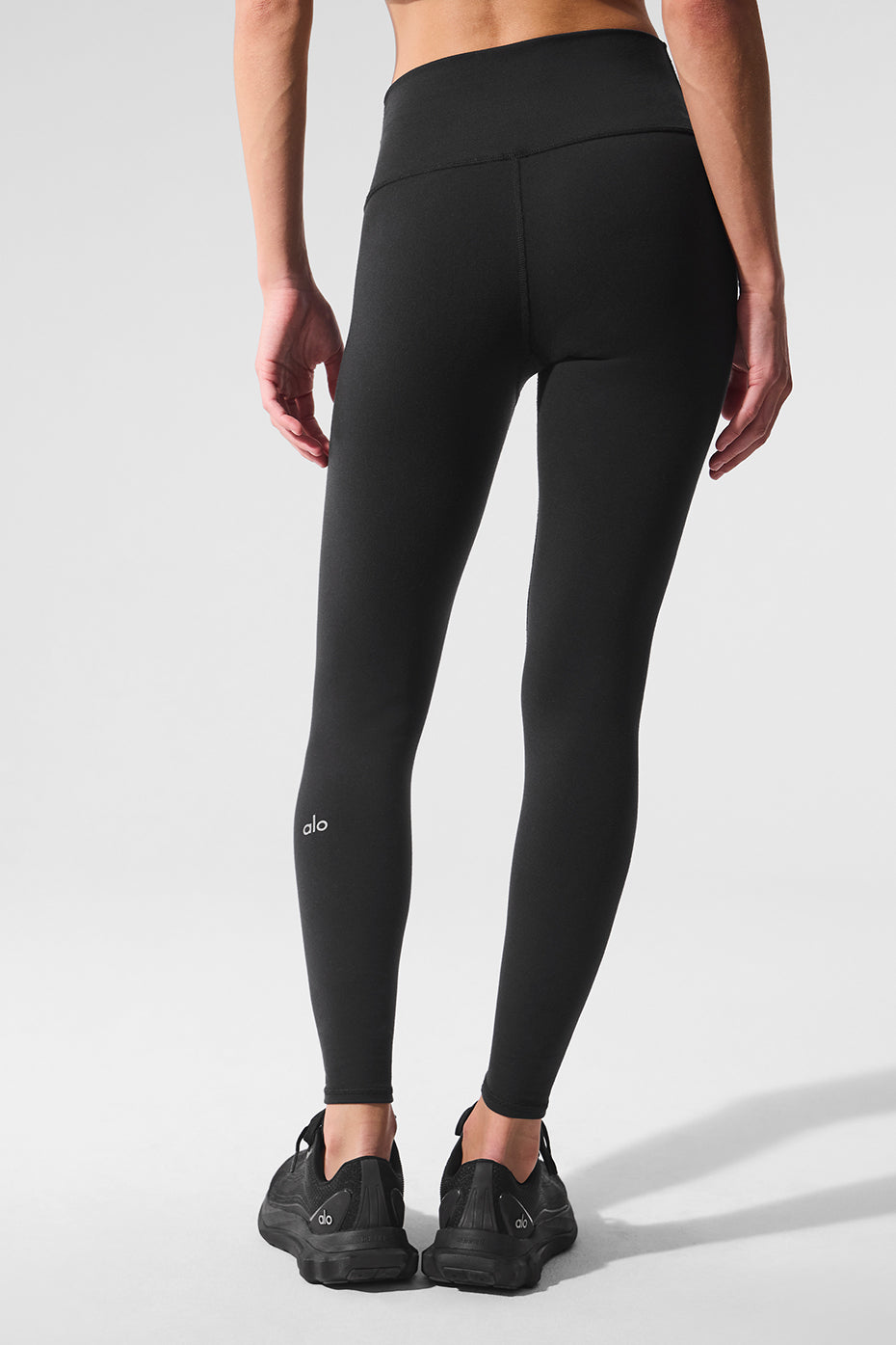 7/8 High-Waist Airbrush Legging - Black — photo 4