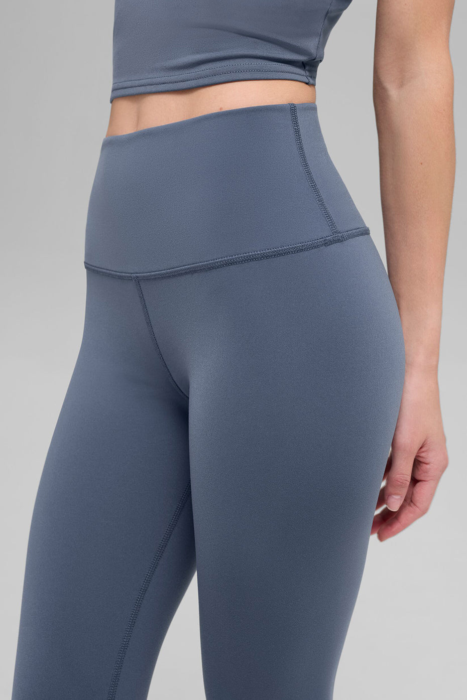 7/8 High-Waist Airbrush Legging - Bluestone — photo 2