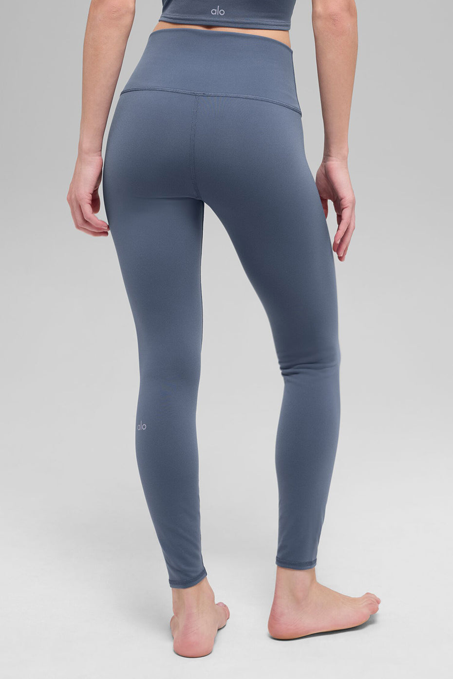 7/8 High-Waist Airbrush Legging - Bluestone — photo 3
