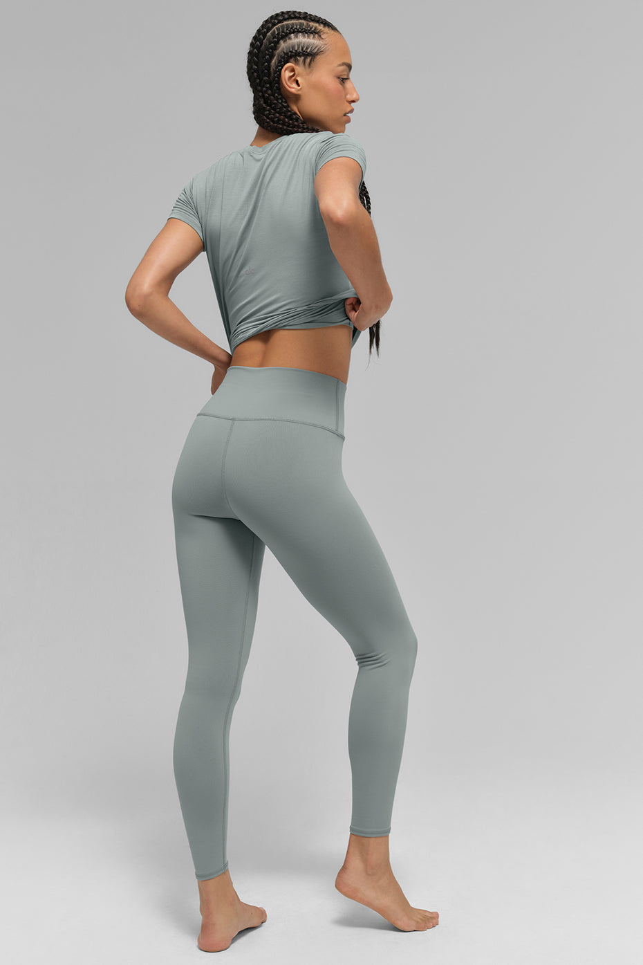 7/8 High-Waist Airbrush Legging - Lunar Grey — photo 5