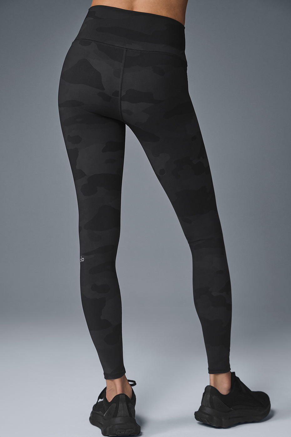 High-Waist Camo Vapor Legging - Black Camouflage — photo 4