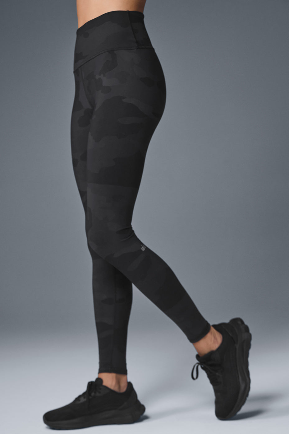 High-Waist Camo Vapor Legging - Black Camouflage — photo 2