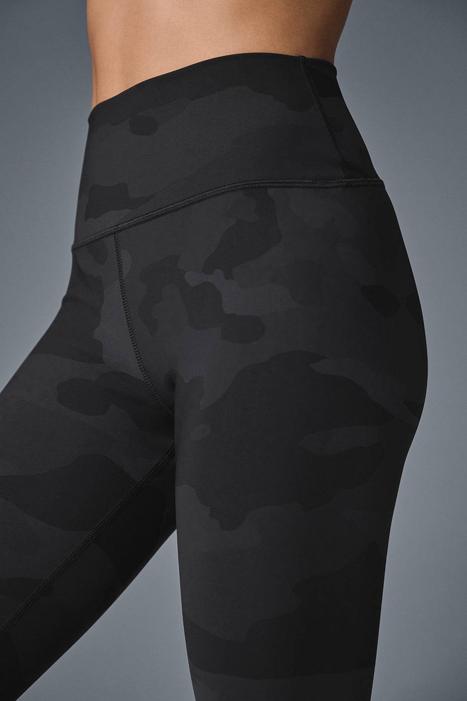 High-Waist Camo Vapor Legging - Black Camouflage — photo 3