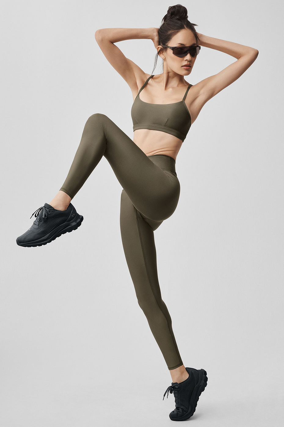 7/8 High-Waist Airlift Legging - Olive Tree — photo 5