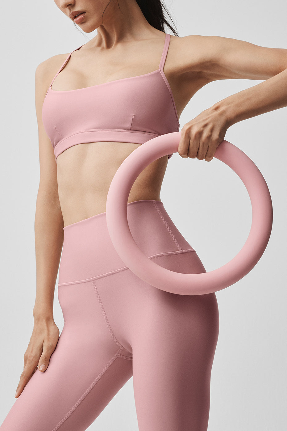7/8 High-Waist Airlift Legging - Vintage Pink — photo 5