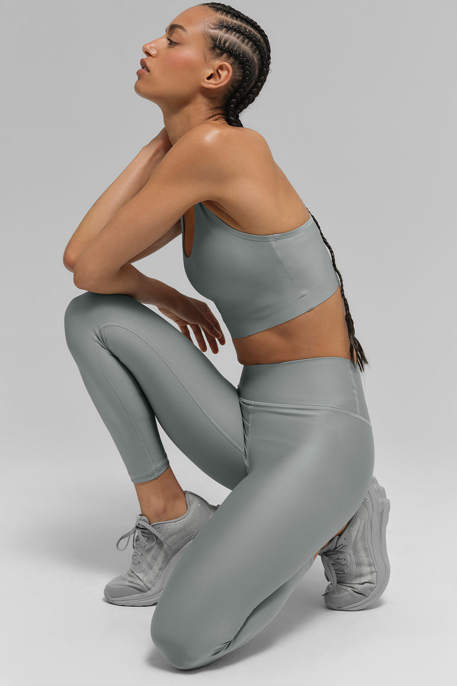 7/8 High-Waist Airlift Legging - Lunar Grey — photo 3