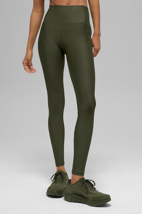 7/8 High-Waist Airlift Legging - Green Olive — photo 1