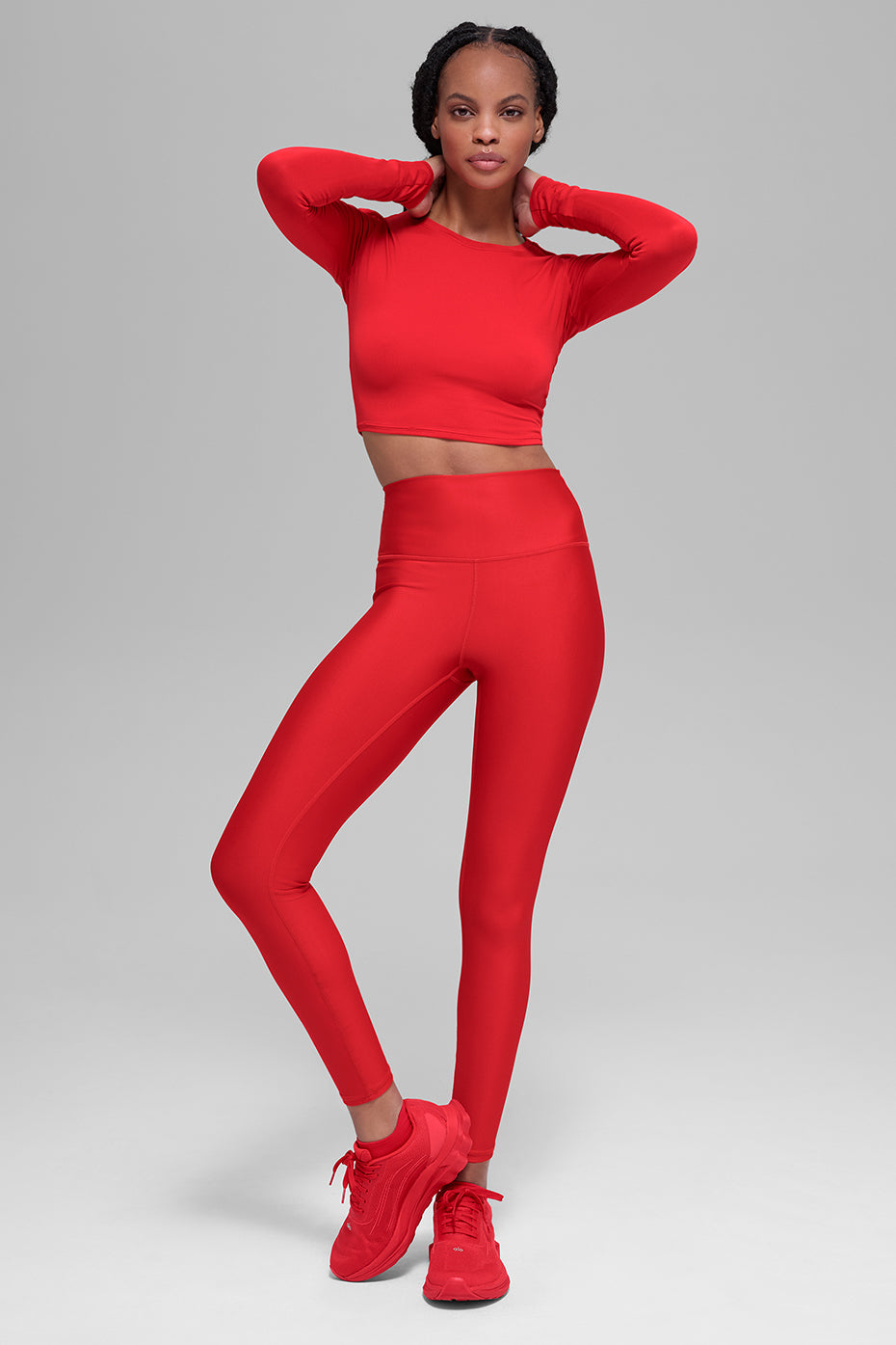 7/8 High-Waist Airlift Legging - Bright Red — photo 4