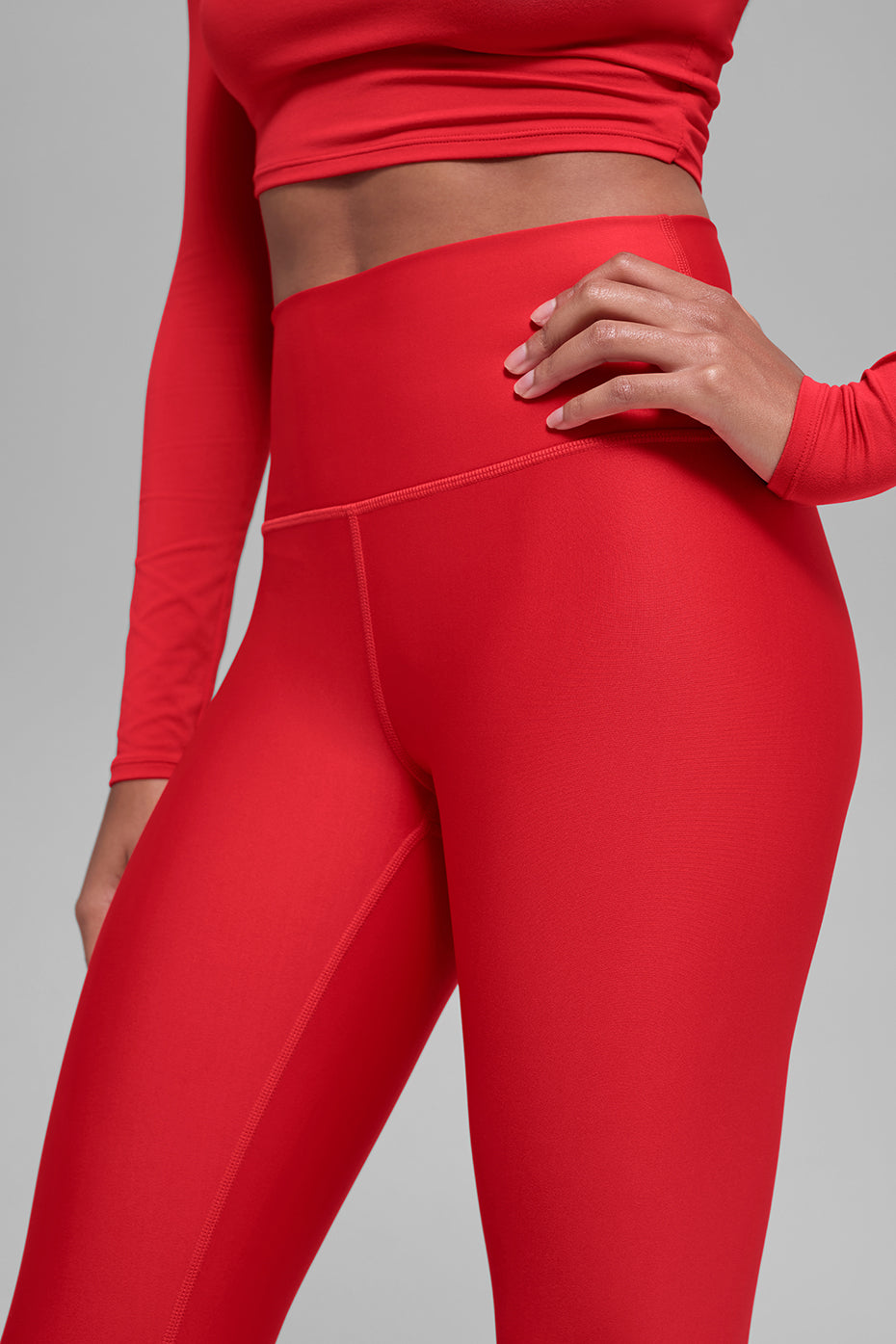 7/8 High-Waist Airlift Legging - Bright Red — photo 3