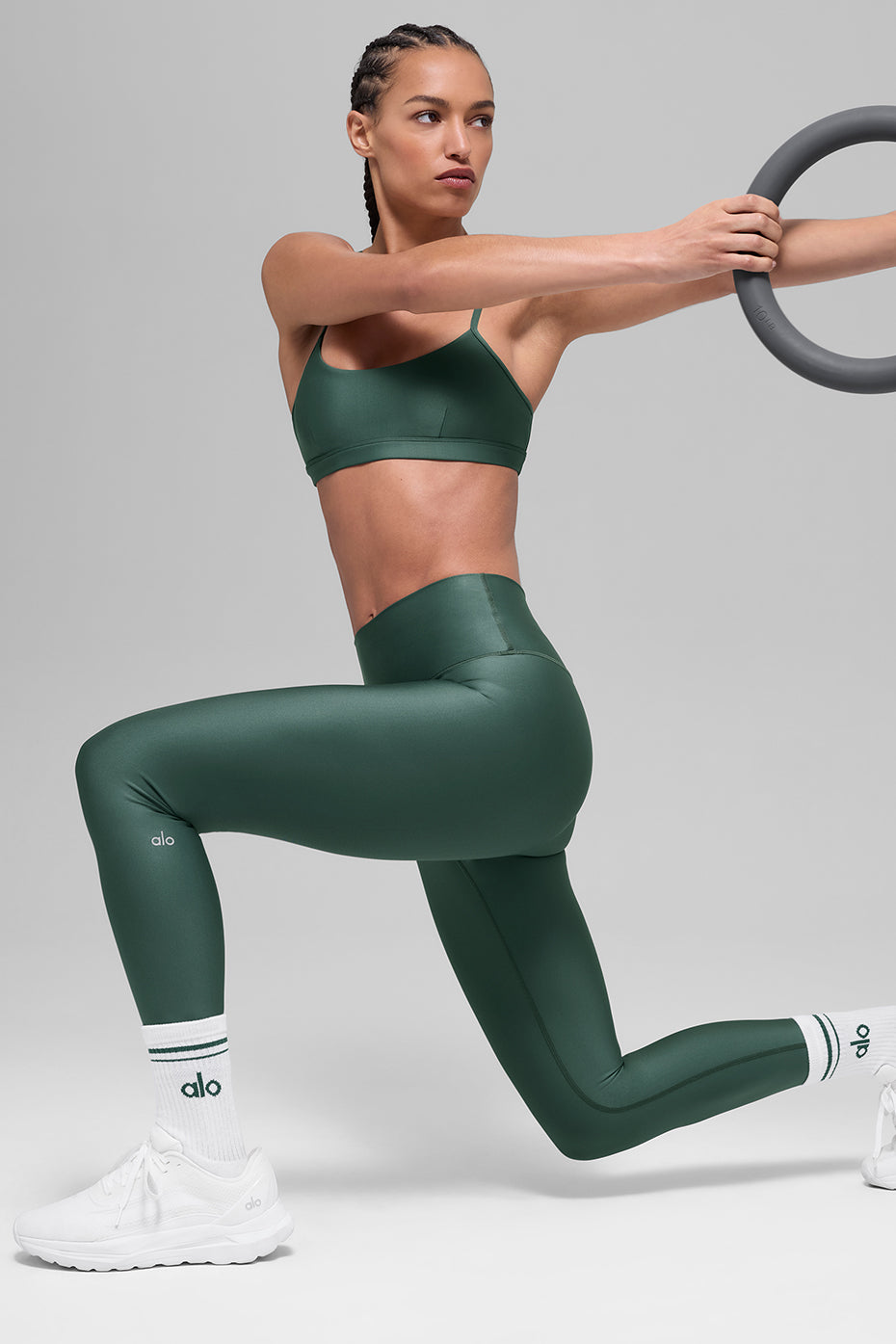 7/8 High-Waist Airlift Legging - Clover Green — photo 5