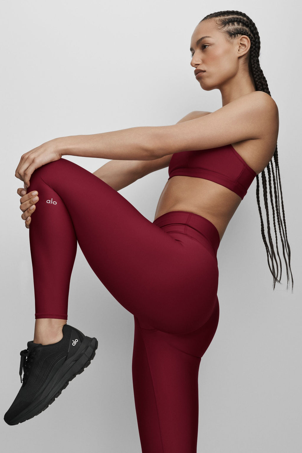 7/8 High-Waist Airlift Legging - Summer Romance Red — photo 3