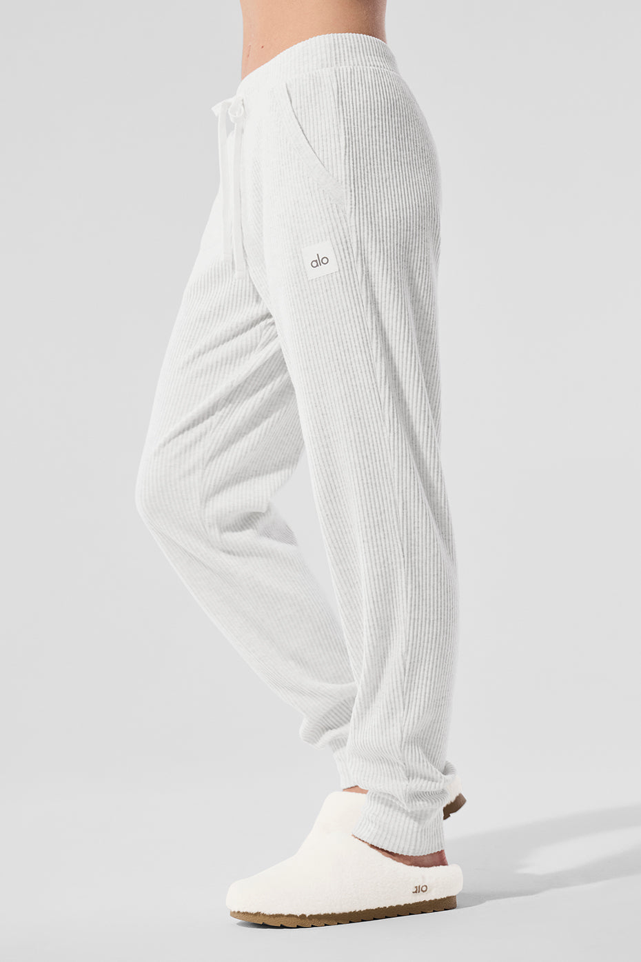 Muse Sweatpant - White Heather — photo 3