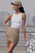 Match Point Tennis Skirt - Gravel — photo 1