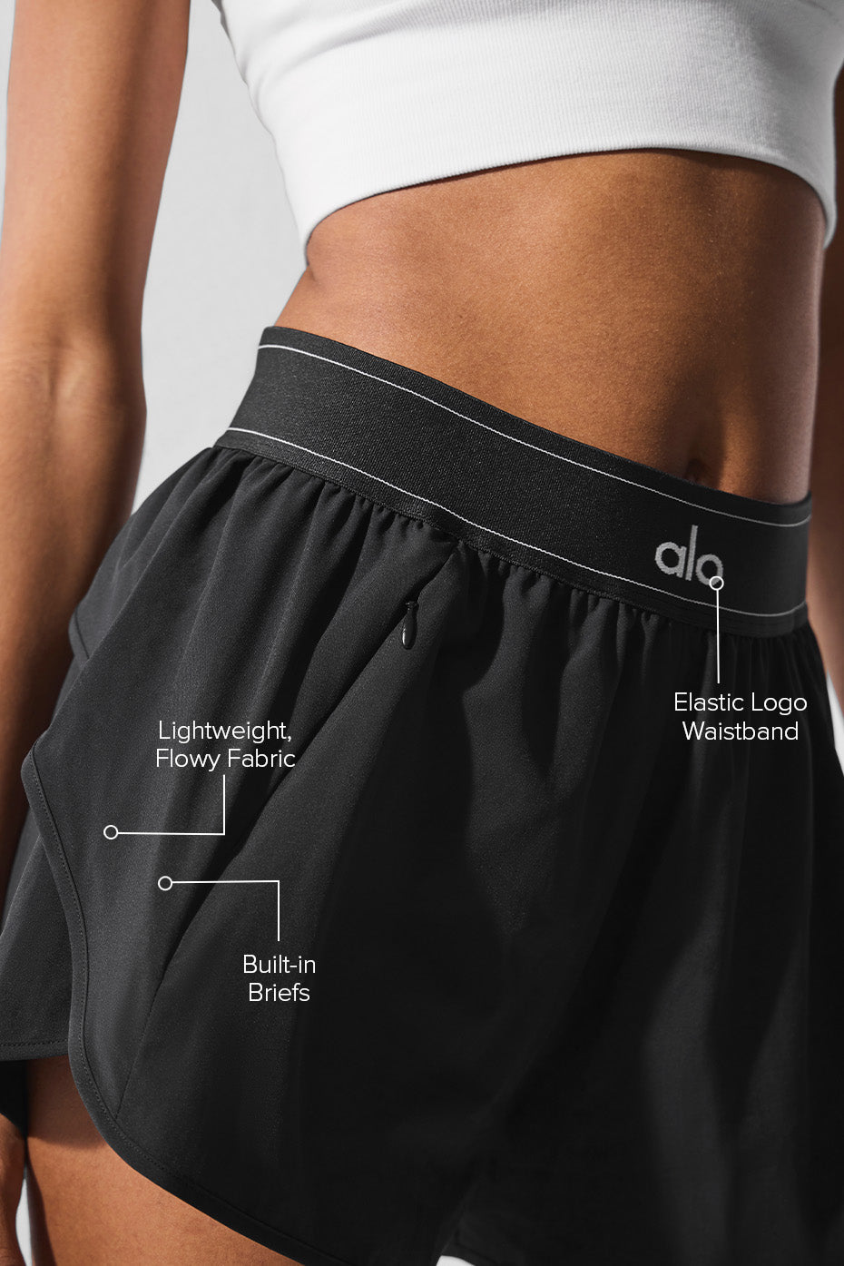 Match Point Short - Black — photo 2