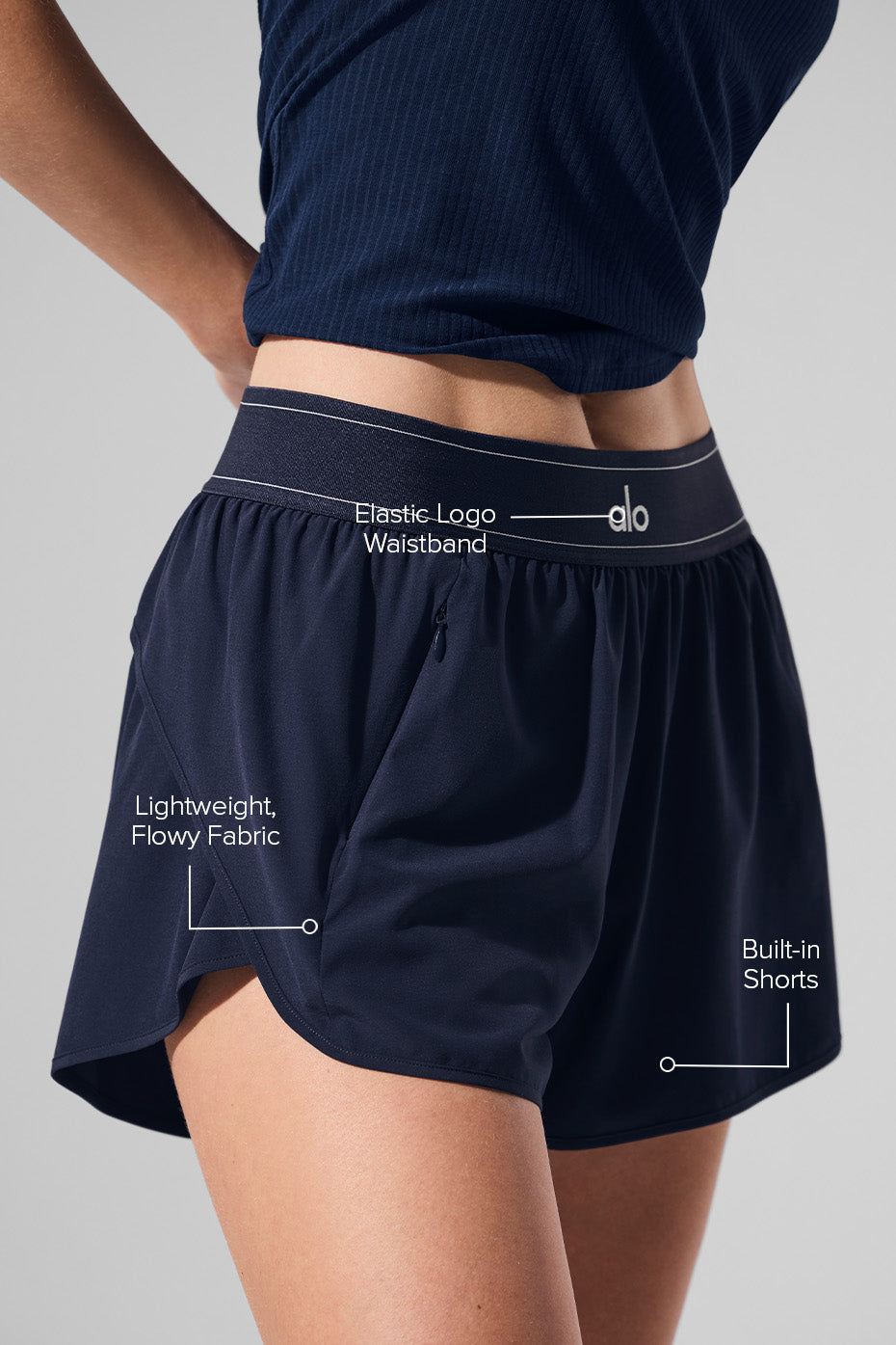 Match Point Short - Navy — photo 2