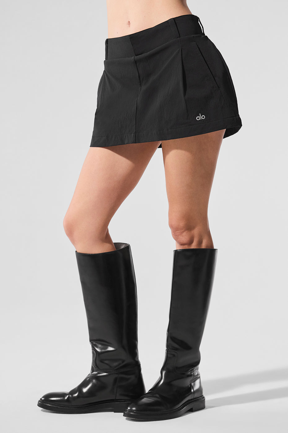 Fan Club Mini Skirt - Black — photo 3
