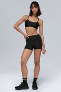 3" High-Waist Airlift Short - Black — photo 5