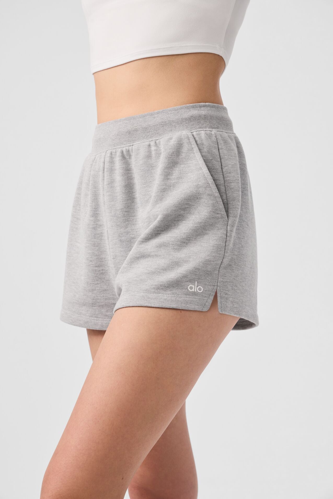Low Key Sweat Short - Athletic Heather Grey — photo 3