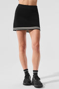 Tennis Club Sweater Knit Skirt - Black/Ivory — photo 1