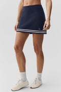 Tennis Club Sweater Knit Skirt - Navy/Ivory — photo 1
