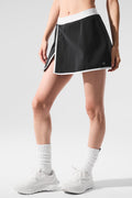 Airbrush Streamlined Skirt - Black/White — photo 1
