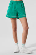Motivate Track Short - Spruce Green/White — photo 1
