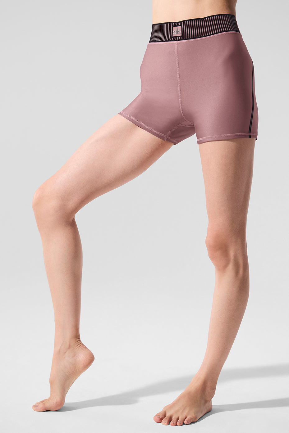 Airlift High-Waist Line Up Short - Smoky Quartz — photo 1